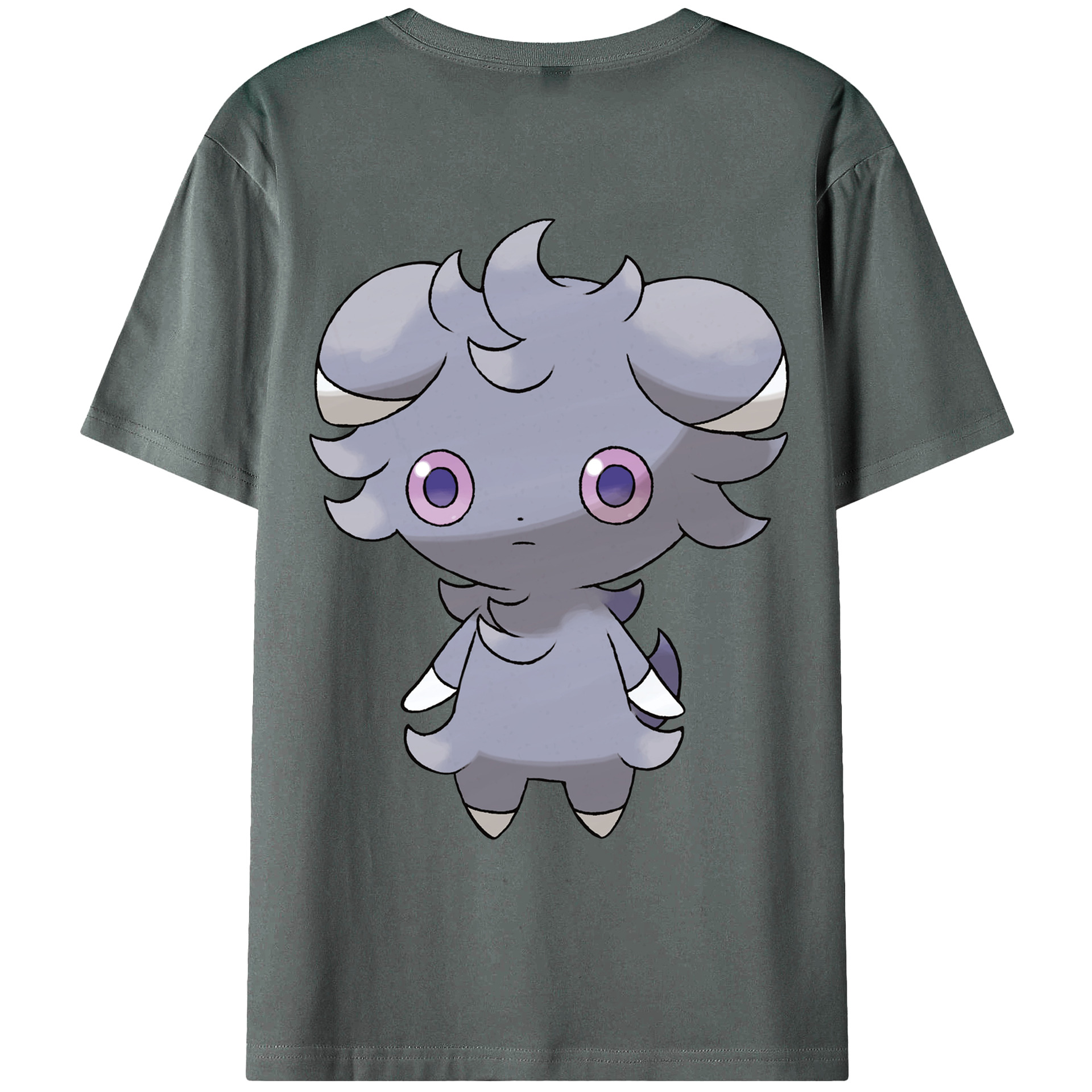 （画像用） ポケットモンスター Pokémon 綿100％ メンズ半袖Tシャツ（バックプリント） 通気性